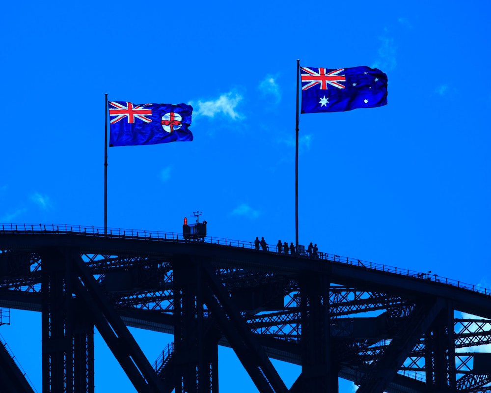 Photo of Sydney bridge.